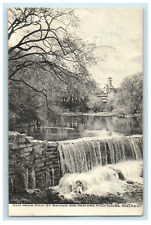 c1910's Phelps NY, Dams Near Main St. Bridge And Nestor's Malt House Postcard picture