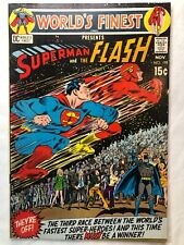 World's Finest Comics 198 Nov 1970 Superman vs. Flash Vintage DC Excellent picture
