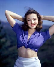 Gene Tierney Busty Bare Midriff 24x36 inch Poster picture