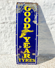 1930s Vintage Good Year Tyres Advertising Enamel Sign Board Automobile 72
