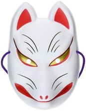 Japanese Traditional White Fox KITSUNE Mask OMEN Cosplay Costume Japan New picture