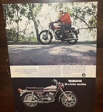 1970’s Yamaha R5 350 print ad picture