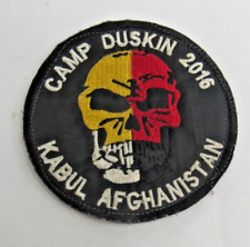 CAMP DUSKIN 2016 KABUL AFGHANISTAN patch US military picture