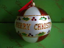 Christopher Radko Holly Jolly Christmas Glass Ornament picture