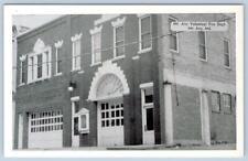 1960's MT MOUNT AIRY MARYLAND MD OLD VOLUNTEER FIRE DEPARTMENT BUILDING POSTCARD picture