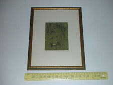 Tanaka Ryohei Japanese Small Etching Print Limited Edition 31/100 - Signed picture