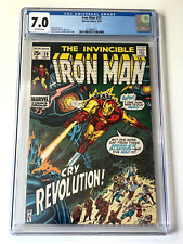 Iron Man #29 CGC 7.0 Marvel Comic Book 1970 Marie Severin Everett Silver Age picture