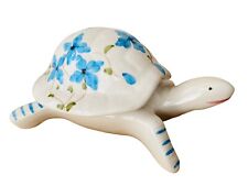 Ceramic Turtle With Lid Made in Portugal Trinket Box picture