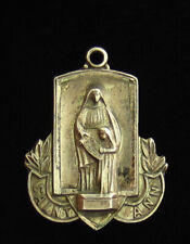 Vintage Sterling Saint Ann Medal Religious Holy Catholic picture