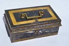 Antique Hobbs & Co Cheapside London Lock Box (No. 97) - Safety Deposit Box Rare picture