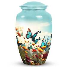 Colorful Butterflies Fly In A MeadowBurial Urns Size 10inch picture
