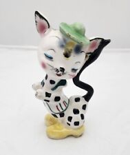 Vtg Salt & Pepper Shaker Anthropomorphic Kitty Cat Couple Replacement  picture