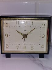 Elgin Desk Clock With Alarm AS IS Time Key Stuck & Spring Loose See Pics Vintage picture