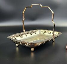 Vintage EPNS Rectangle Tray with Handle - Footed - 10 3/4