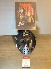 HALLOWEEN 🎃 Friday the 13th Set - Ari Lehman Signed - OG Jason Mask and... picture