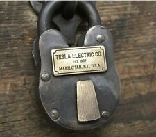 Tesla Electric Co New York Manhattan steam punk Antique Lock Movie Prop 4