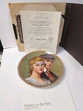 KNOWLES ROCKWELL MEETING ON THE PATH  ROCKWELL’S DISCOVERED WOMEN SERIES COA Box picture