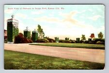 Kansas City MO-Missouri, South View Entrance Swope Park, Vintage Postcard picture