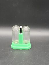 Vintage Imperial Metal Manufacturing Corp Salt & Pepper Shakers - 1930s - Green picture