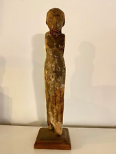 12th Dynasty 1991-1783 BCE Egyptian Wood Male Figure Middle Kingdom 14 Inches picture