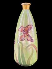 O&EG Oscar Edgar Gunthar Austria Hand Painted Porcelain Butterflies Bud Vase picture