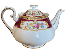 Vintage ROYAL ALBERT LADY HAMILTON Teapot Bone China England Floral picture