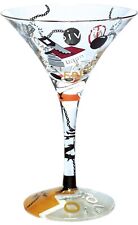 Lolita Hand Painted Martini Glass 