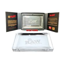 RAW CRYSTAL GLASS ROLLING TRAY 6LBS LIMITED EDITION new packaging picture