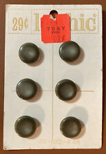 VTG Le Chic Buttons Grey Iridescent Marbled Self Shank 1/2