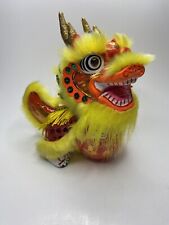 Chinese New Year Handcrafted Papier-Mâché Lion Dance Shaking Head   ￼6” Dragon picture