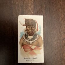 1888 N2 Allen & Ginter Great Bear American Indian Chiefs picture