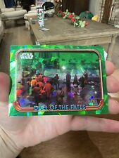 🔥🔥🔥#21/99 2024 Topps Sapphire Star Wars Duel Of The Fates Green Parralel picture