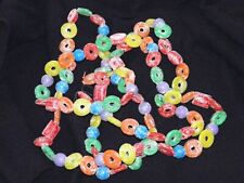 7 ft Retro Plastic Blow Mold  Sugared Candy Lifesaver, Peppermint Candy Garland picture
