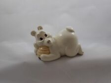 Barney Bear Ceramic Bank - Cute - Vintage - made by Quon-Quon-Japan 1970's picture