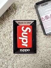 NEW Supreme Zippo Lighter Red Box Logo picture