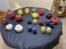 Large Set Of Le Creuset Jam/jelly/condiment Jars,Tea For One picture