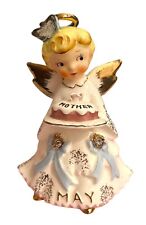 Vintage 1957 Lefton Figurine May Happy Mother day Angel 1987J picture