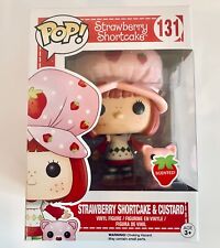 MINT Funko Pop STRAWBERRY SHORTCAKE & Custard - SCENTED Vaulted #131 w/Protector picture