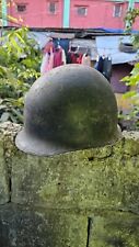 Wwii USN M1 Helmet Fixed Bale Front Seam Philippines Navy Ww2 picture
