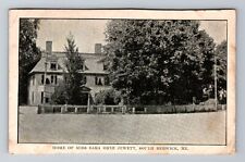 South Berwick ME-Maine, Home Of Miss Sara Orne Jewett, Vintage c1908 Postcard picture