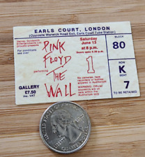 PINK FLOYD Sticker TICKET STUB STICKER Concert The WALL Wembley 1977 London picture
