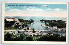 Postcard Miami River, Bay and Ocean, Brickell's Point, Miami FL 1922 G146 picture