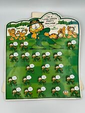 Vintage Lot of 21 Enesco Garfield Lapel Pins on Original Store Display Card 1978 picture