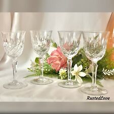 Tiffin-Francisan Elyse Wine Glasses Vintage Blown Glass USA Wine Glasses 4 pcs* picture