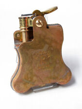 Ronson Banjo Steampunk Design Oil Lighter Japanese Made in JAPAN Wild Brass Cool picture
