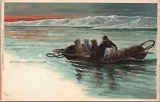A. Goldfeld Arctic Expedition Nansen Johansen Polar 1894 Vintage Postcard 03.81 picture