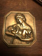 Early 1900s French National De L’enfance Bronze Medal picture