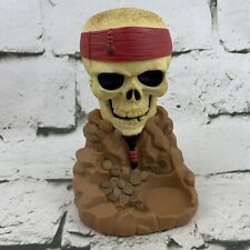 Vintage Molded Rubber Pirates of the Caribbean Toy Skull Walt Disney Replacement picture