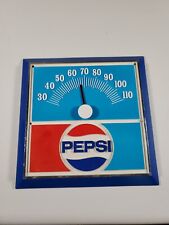 Vintage Pepsi Embosograph Thermometer Missing Clear Cover picture
