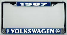 1967 Volkswagen VW Bubblehead Vintage California License Plate Frame BUG BUS T-3 picture